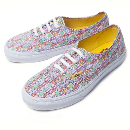 Vans AUTHENTIC “THE BEATLES”ALL YOU NEED IS LOVE