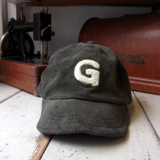 “G”narly Embroidery Corduroy Cap - “COMMONROOM”gnarly