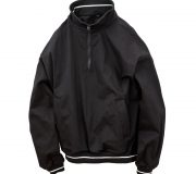 Half Zip Athletic Jacket-Black-